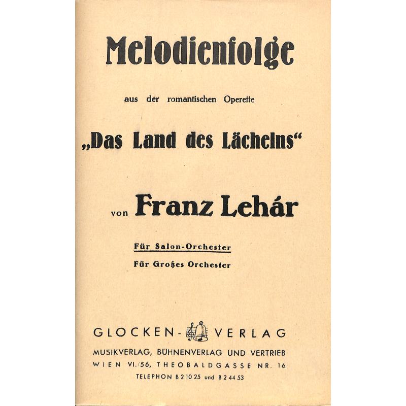 Titelbild für WEINB 740-20 - Das Land des Lächelns - Potpourri