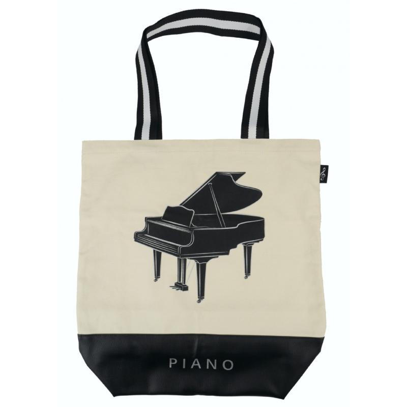 Titelbild für GIFT -B3061 - Shopper Klavier | Tragtasche Klavier