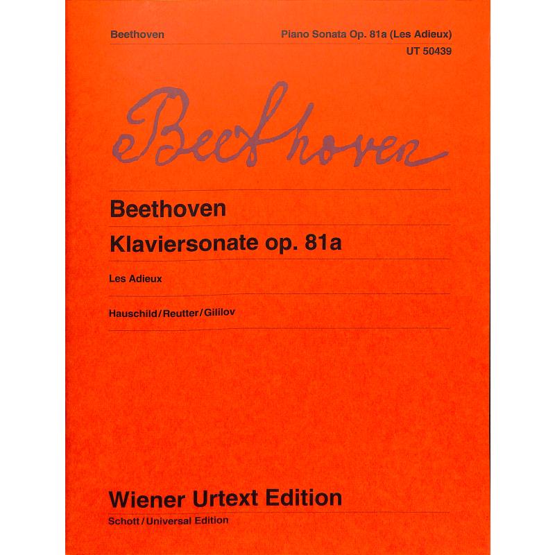 Titelbild für UT 50439 - Sonate op 81a