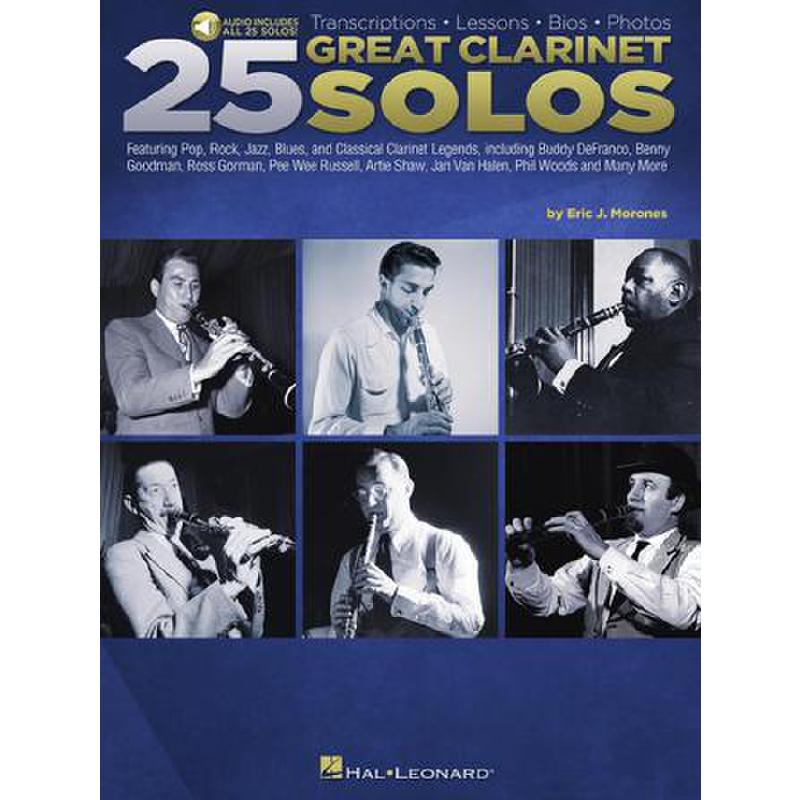 Titelbild für HL 303920 - 25 great clarinet solos