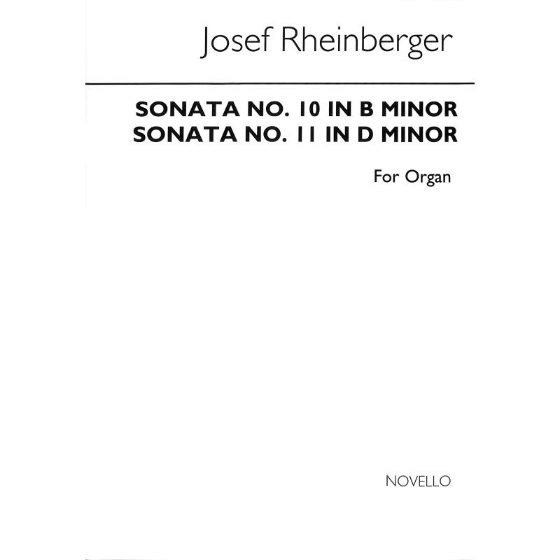 Titelbild für MSNOV 10171 - Sonate 10  b-moll +  11 d-moll