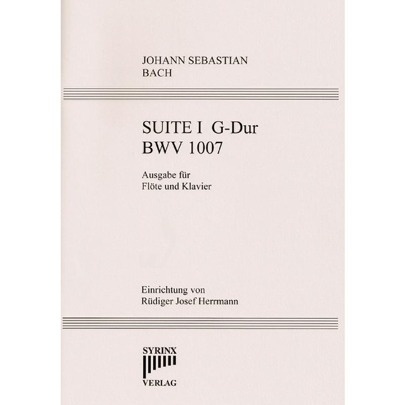 Titelbild für SYRINX 216 - Sonate G-Dur BWV 1007