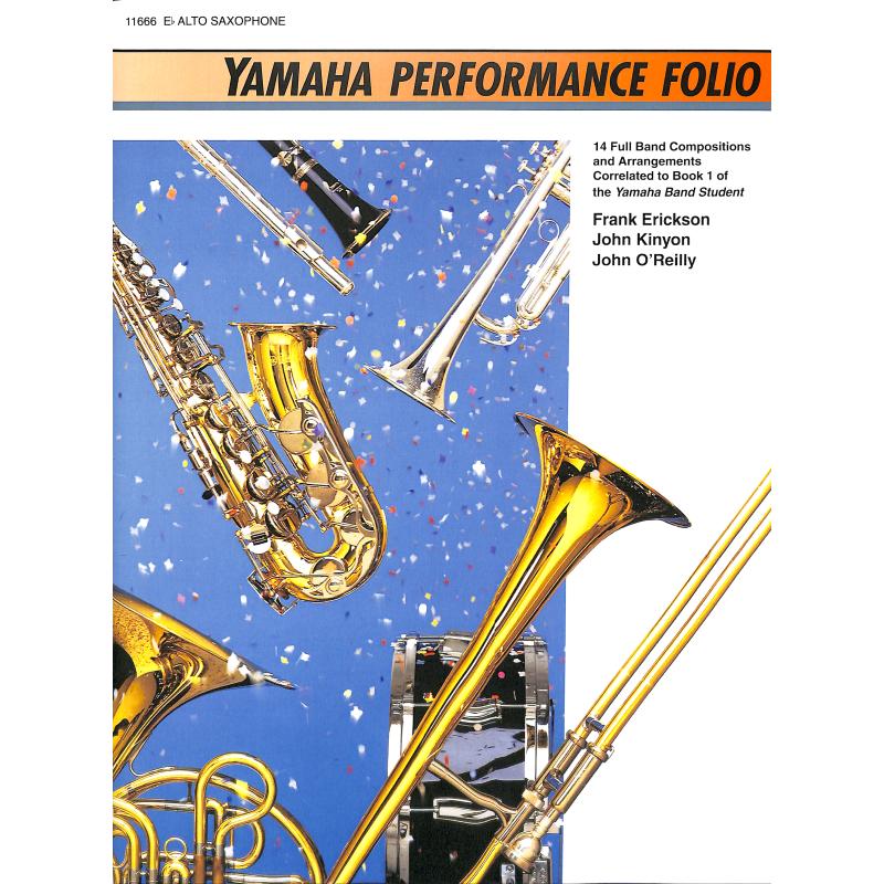 Titelbild für ALF 11666 - Yamaha performance folio