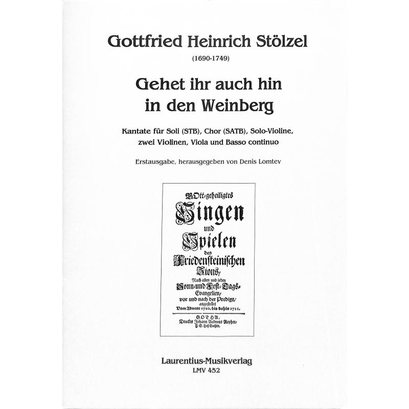 Titelbild für LMV 452 - Gehet ihr auch hin in den Weinberg