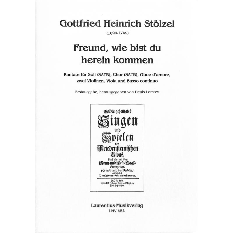 Titelbild für LMV 454 - Freund wie bist du herein kommen