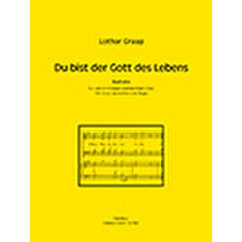Titelbild für DOHR 22782 - Du bist der Gott des Lebens