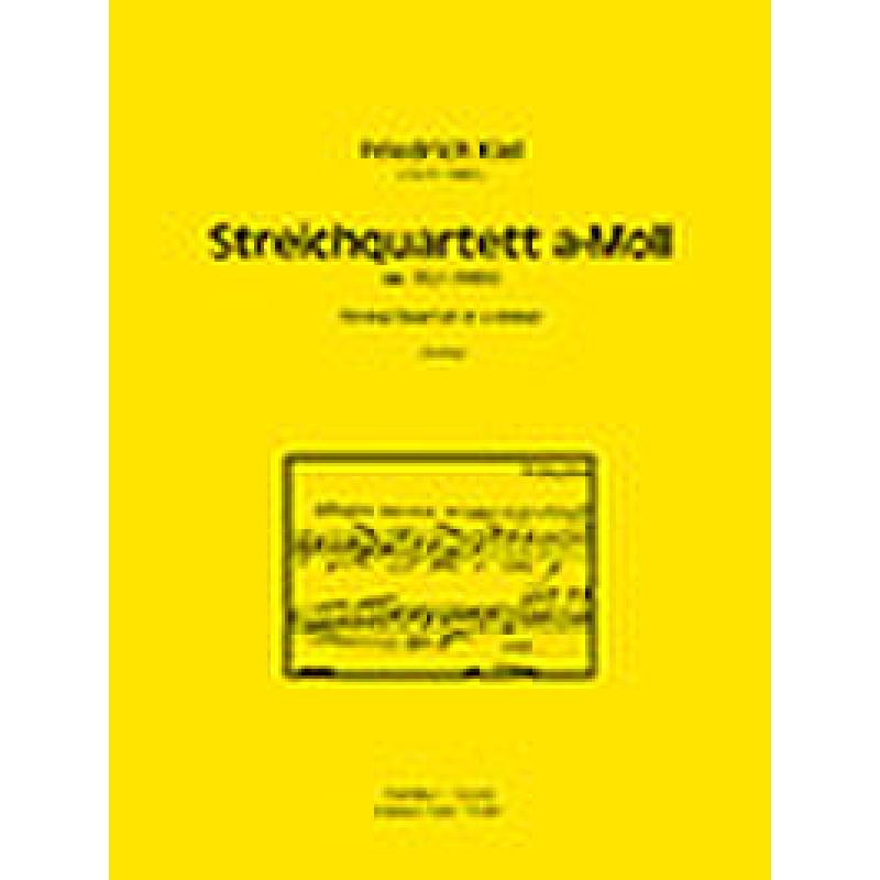 Titelbild für DOHR 15291 - Quartett a-moll op 53/1