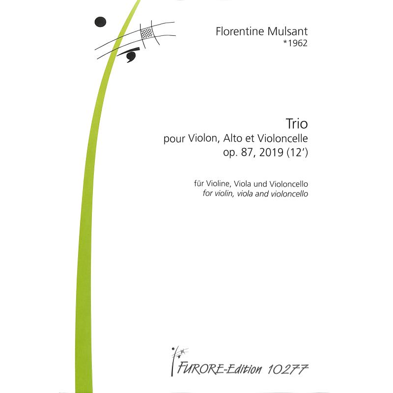 Titelbild für FUE 10277 - Trio op 87