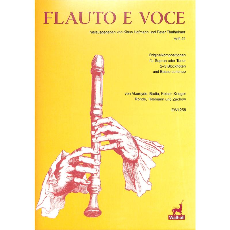 Titelbild für WALHALL 1258 - Flauto e Voce 21