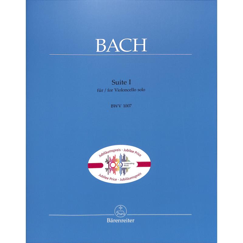 Titelbild für BA 8647 - Suite 1 G-Dur BWV 1007
