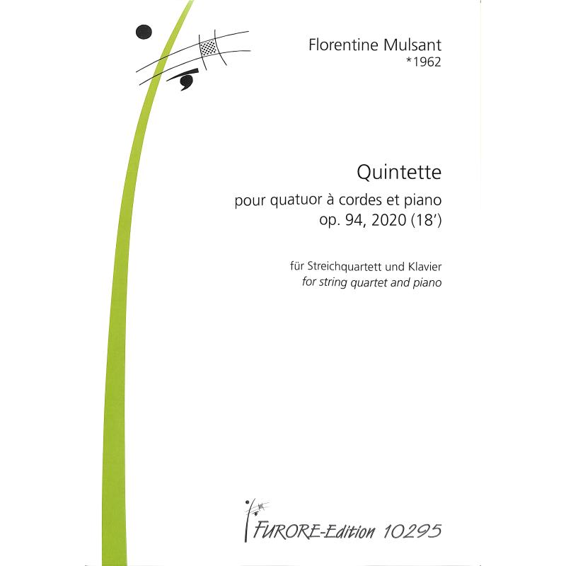 Titelbild für FUE 10295 - Quintett op 94