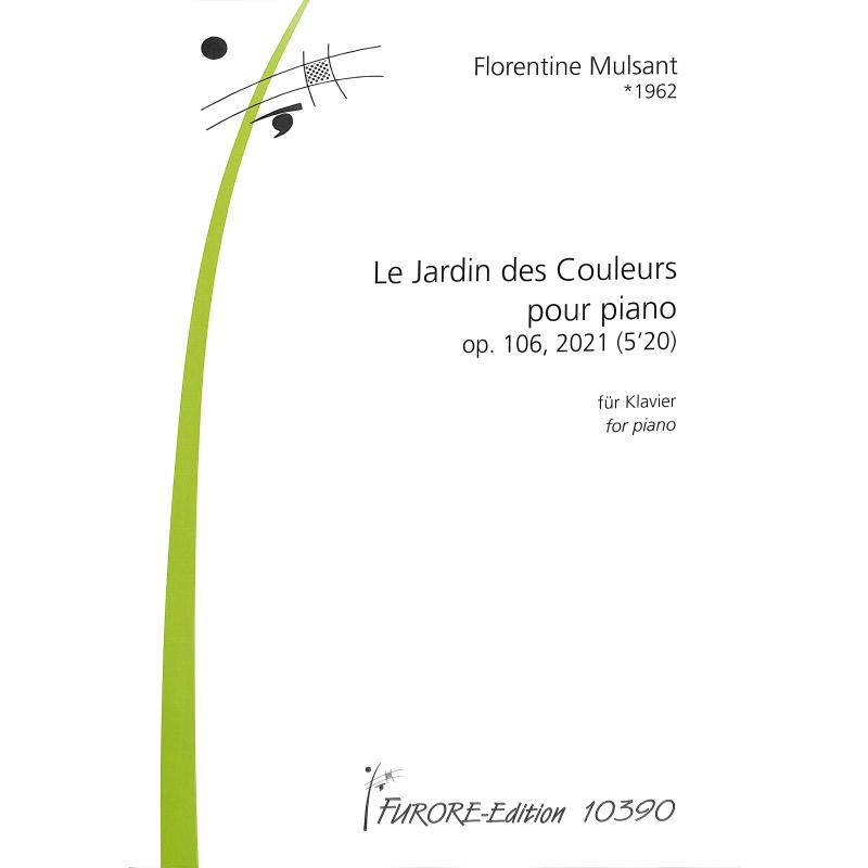 Titelbild für FUE 10390 - Le jardin des couleurs op 106