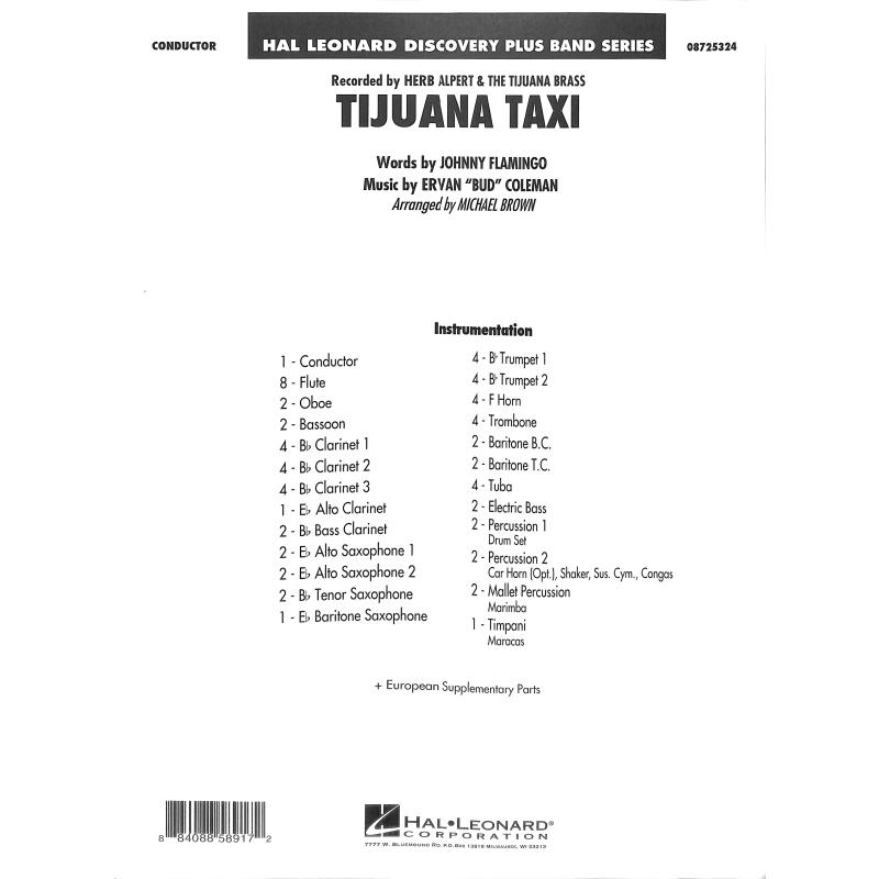 Titelbild für HL 8725324 - Tijuana Taxi