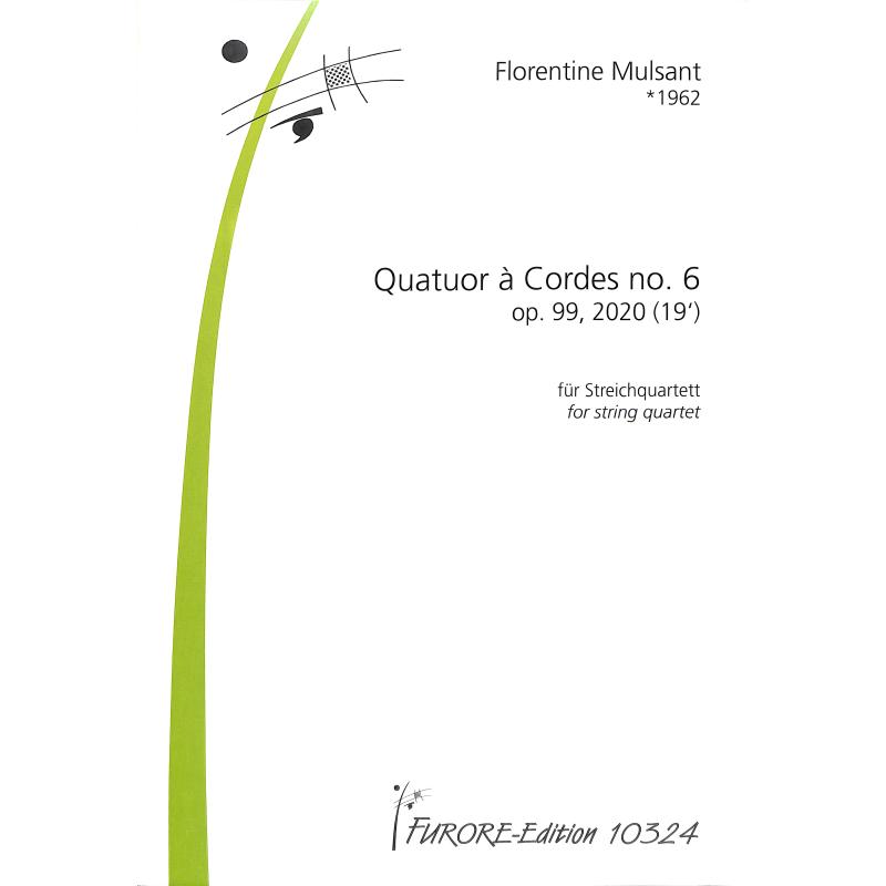 Titelbild für FUE 10324 - Quator a Cordes op 99/6