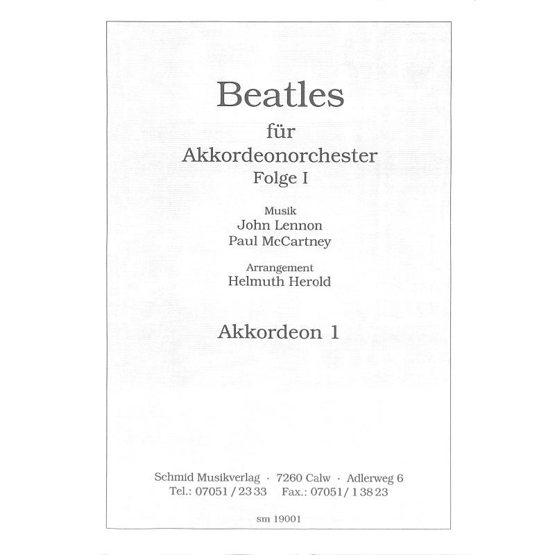 Titelbild für SCHMID 19001-S - Beatles 1