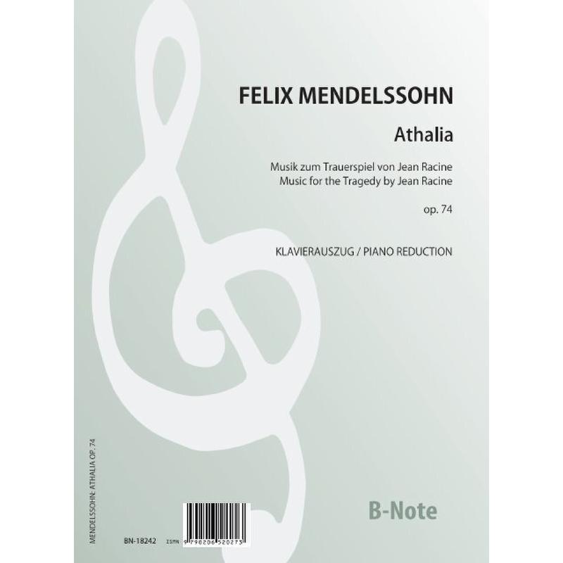 Titelbild für BNOTE -BN18242 - Athalia op 74