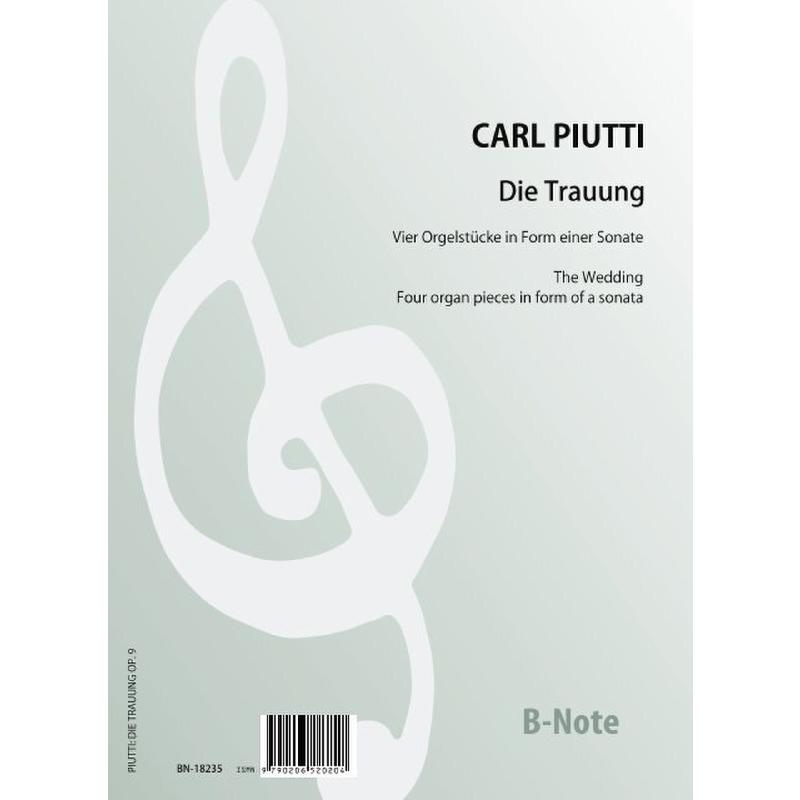 Titelbild für BNOTE -BN18235 - Die Trauung | 4 Orgelstücke in Form einer Sonate
