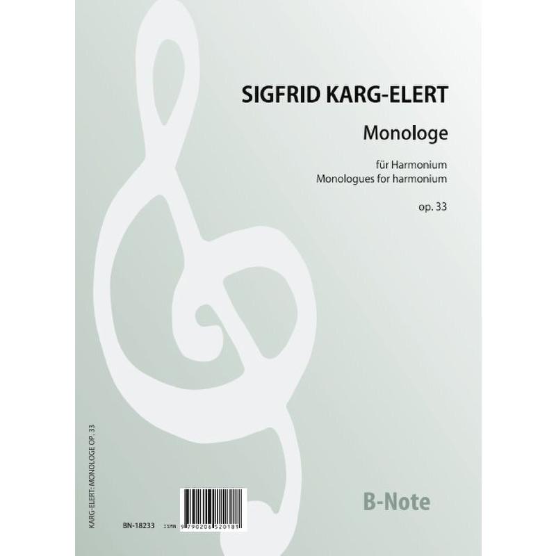Titelbild für BNOTE -BN18233 - Monologe op 33