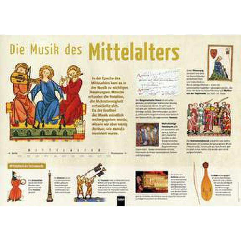 Titelbild für HELBL -S6895 - Die Musik des Mittelalters - Sekundarstufe