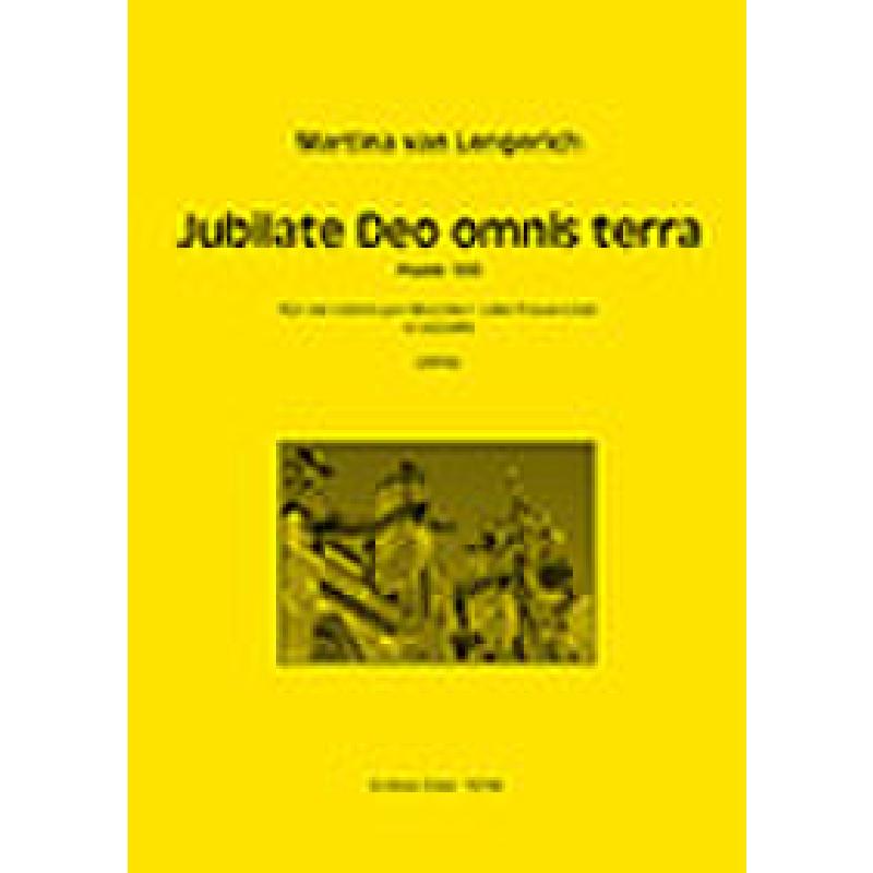 Titelbild für DOHR 15296 - Jubilate deo omnis terra