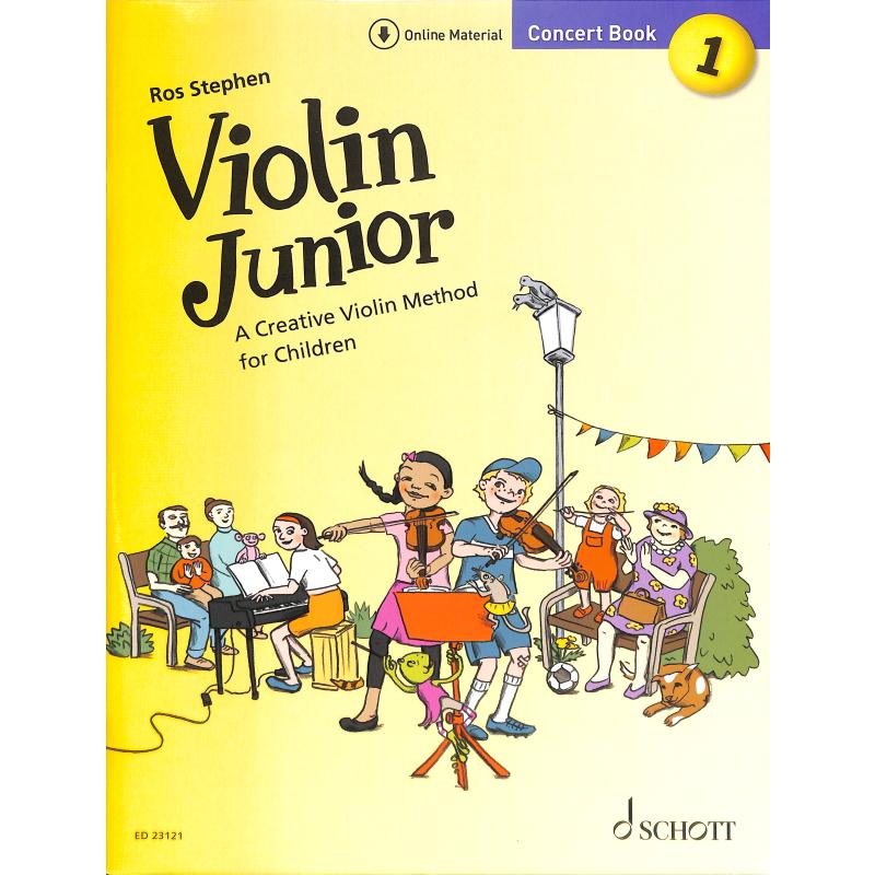 Titelbild für ED 23121 - Violin junior 1 - Concert book