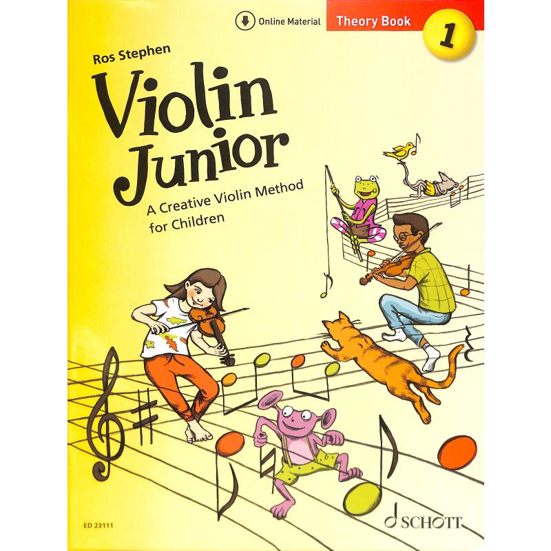 Titelbild für ED 23111 - Violin junior 1 - Theory book