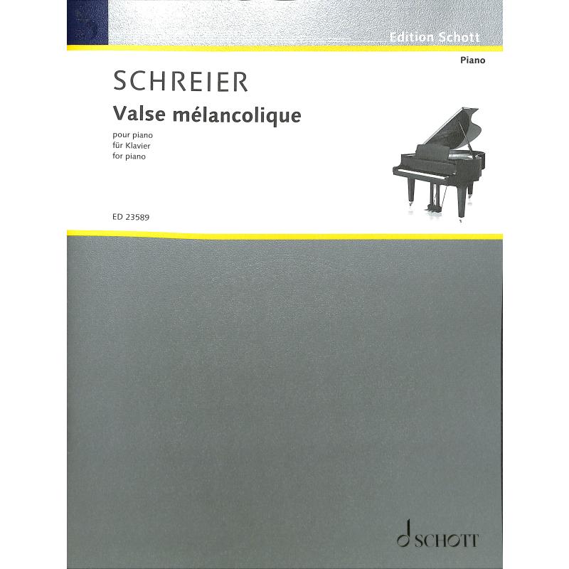 Titelbild für ED 23589 - Valse melancolique