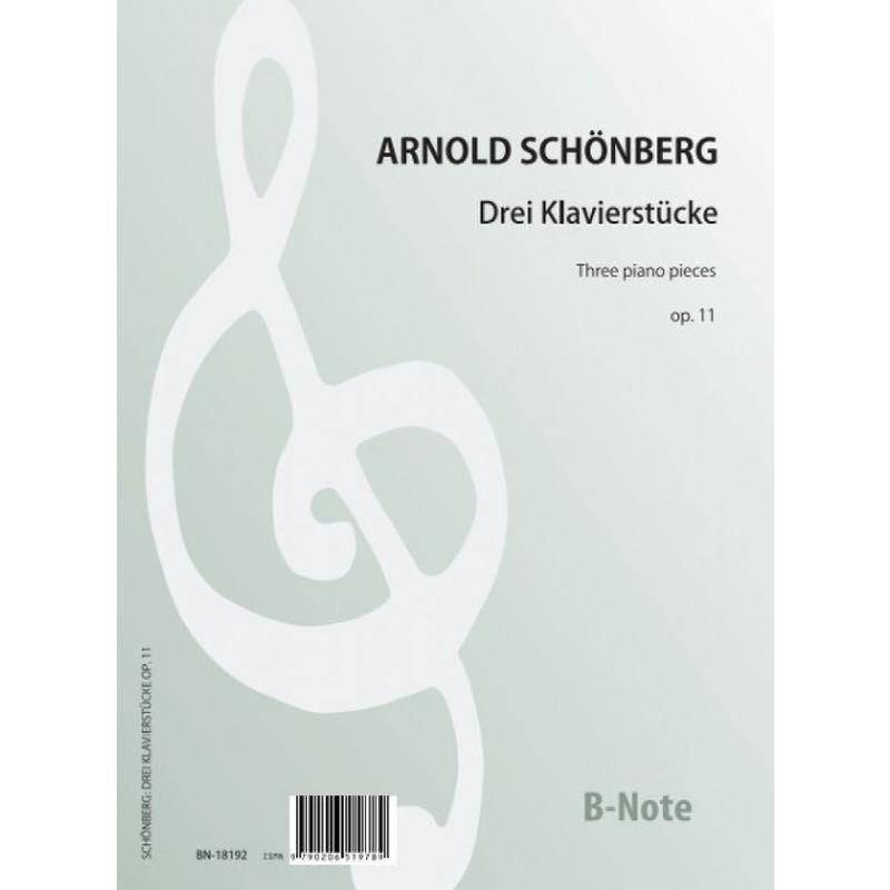 Titelbild für BNOTE -BN18192 - 3 Klavierstücke op 11
