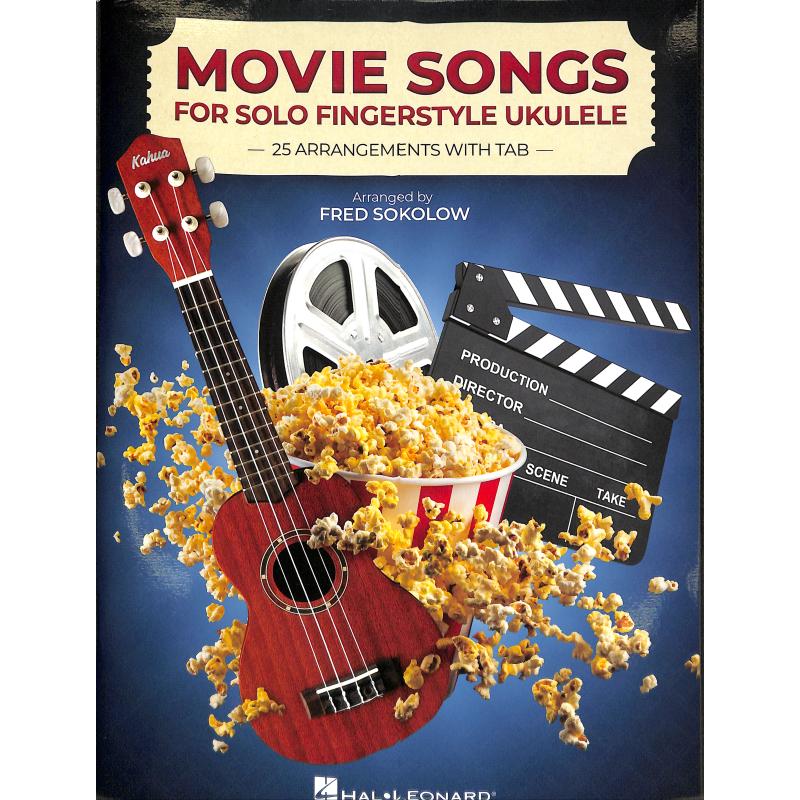 Titelbild für HL 363083 - Movie songs for solo fingerstyle ukulele
