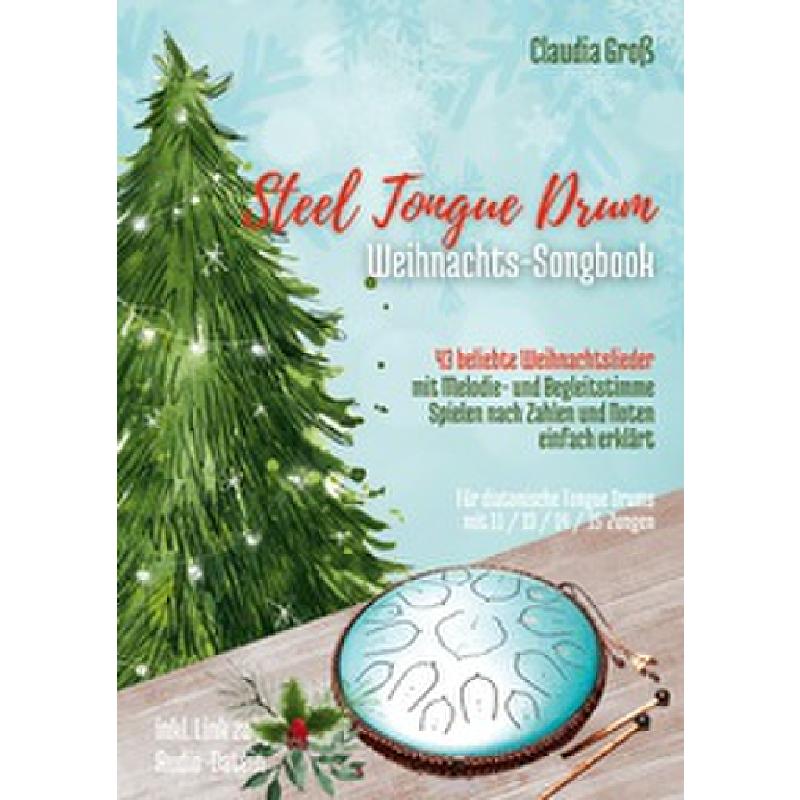 Titelbild für 978-3-7568-8498-8 - Steel tongue drum Weihnachts Songbook
