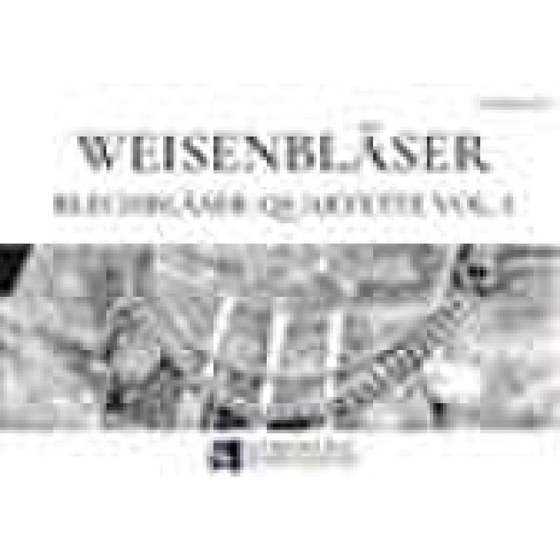 Titelbild für SDP 192-23-506 - Weisenbläser - Blechbläser Quartette 1 | Blechbläser Quartette 1