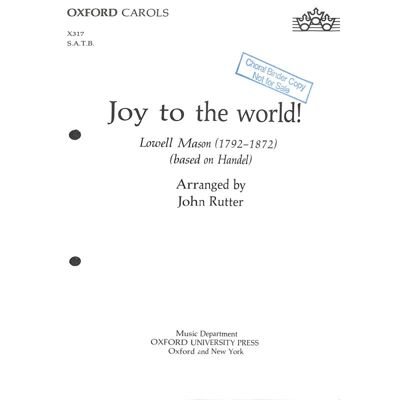 Titelbild für ISBN 0-19-343117-3 - Joy to the world