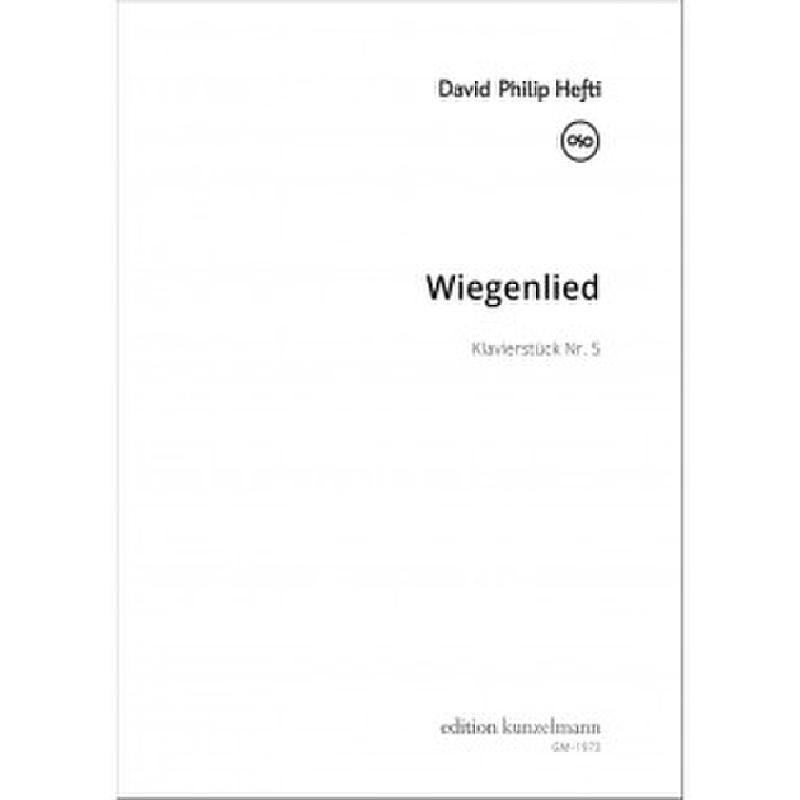 Titelbild für GM 1973 - Wiegenlied | Klavierstück 5