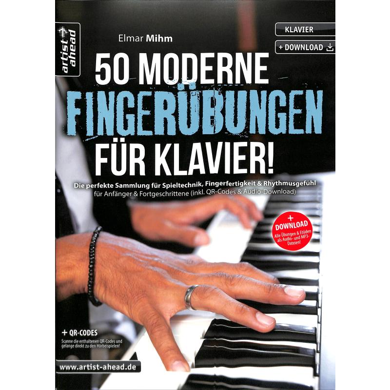 Titelbild für 978-3-86642-212-4 - 50 moderne Fingerübungen für Klavier