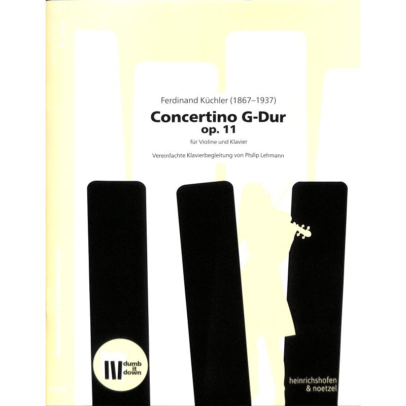 Titelbild für N 6509 - Concertino G-Dur op 11