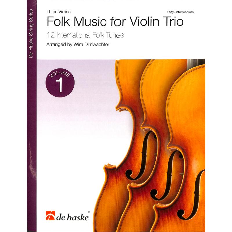 Titelbild für DHP 1236478-401 - Folk music for violin trio | 12 international folk tunes