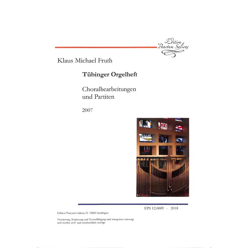 Titelbild für PUNCTUM 120009 - Tübinger Orgelheft