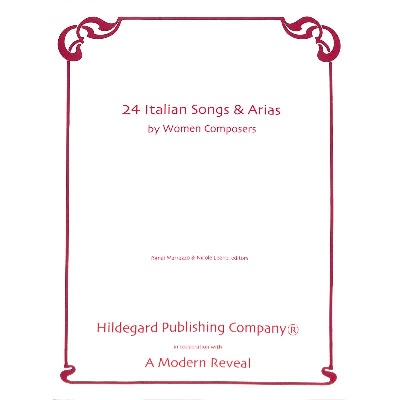 Titelbild für PRESSER 491-00674 - 24 italian songs + arias by women composers