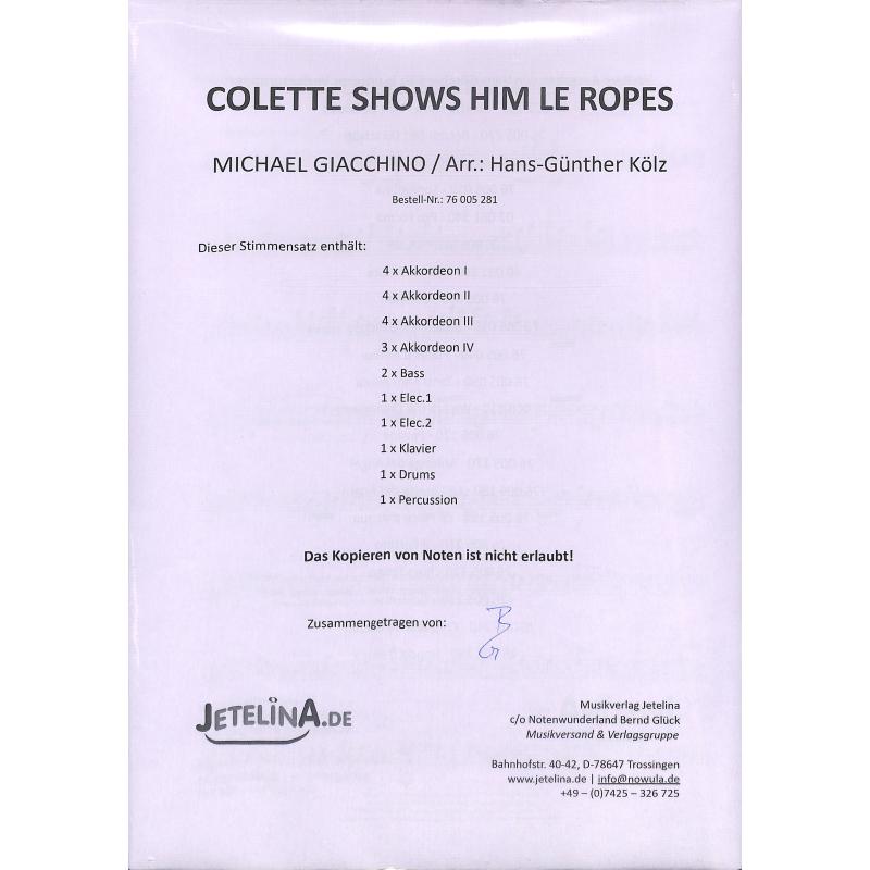 Titelbild für JETELINA 76005281 - Colette shows him le ropes