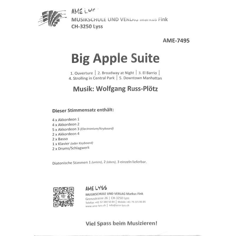 Titelbild für AME 7495S - Big Apple Suite