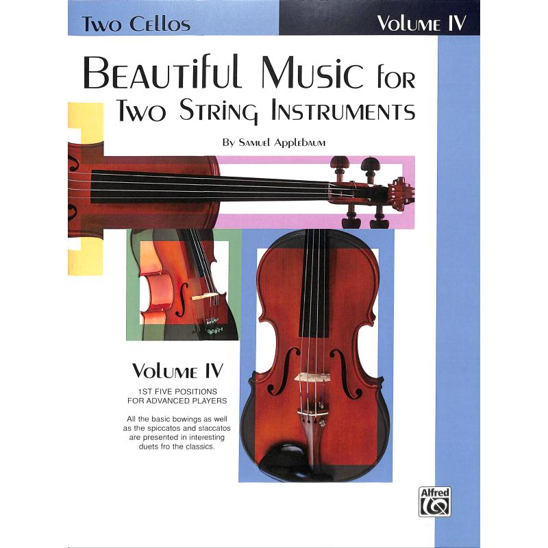 Titelbild für EL 02228 - Beautiful music for 2 string instruments 4