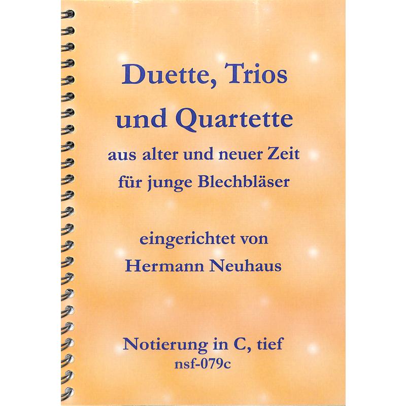 Titelbild für FMB -NSF079C - Duette Trios und Quartette aus alter und neuer Zeit