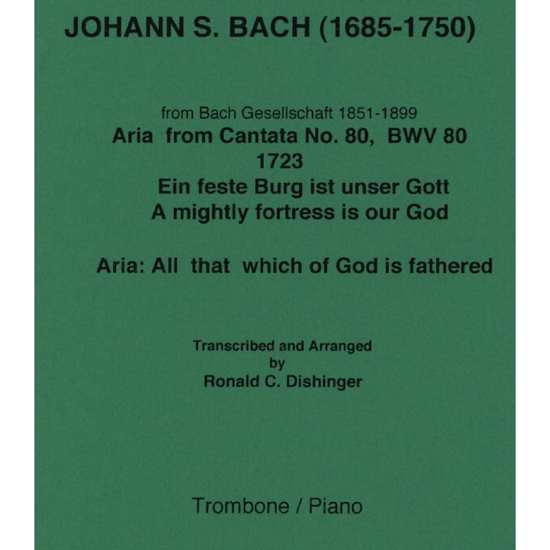 Titelbild für KOEBL -K31800 - Kantate 80 ein feste Burg ist unser Gott BWV 80