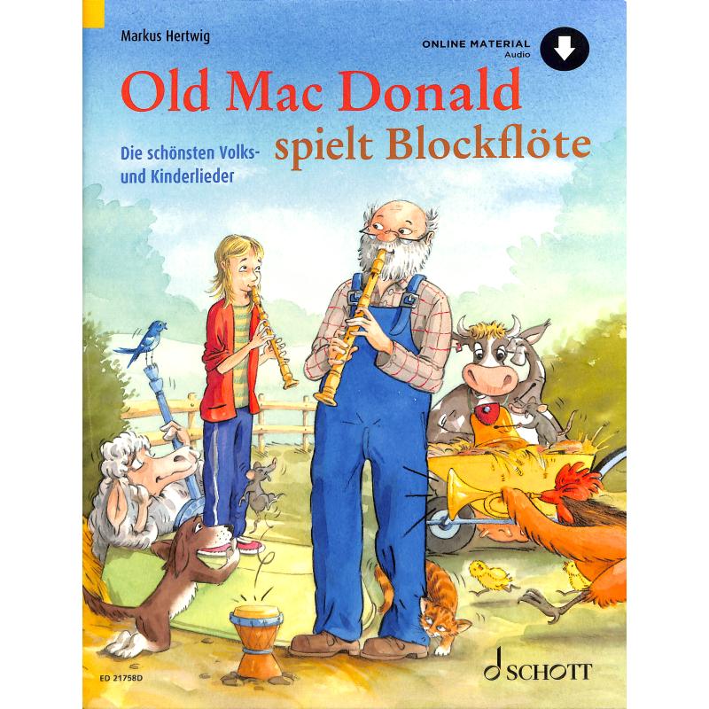 Titelbild für ED 21758D - Old MacDonald spielt Blockflöte