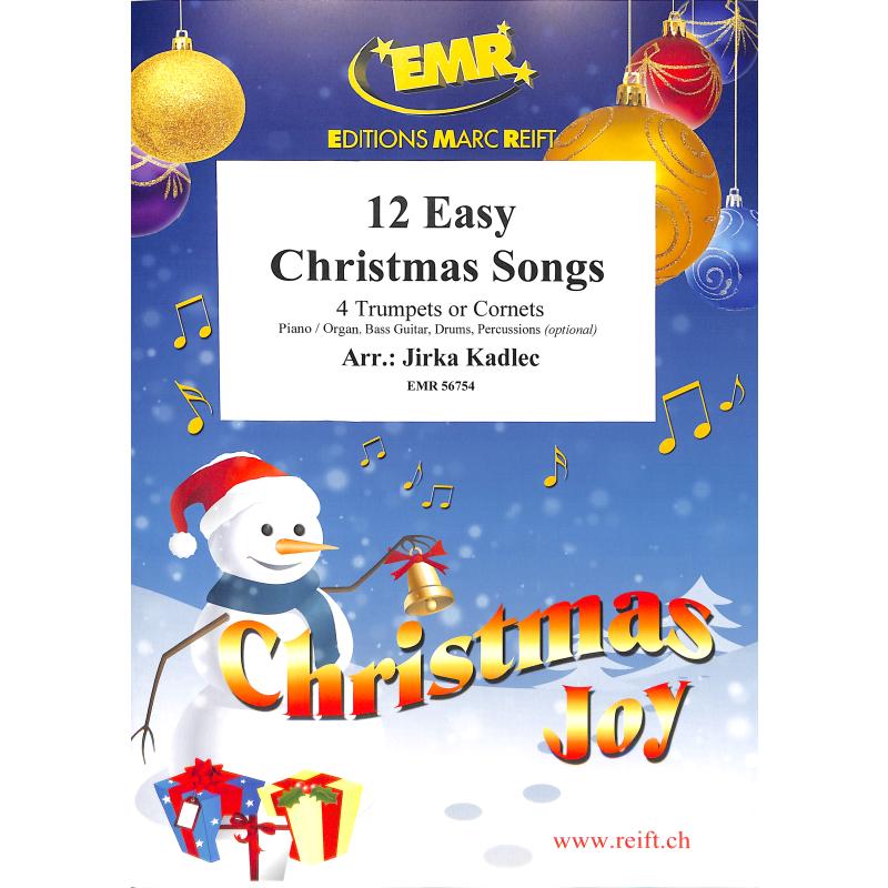 Titelbild für EMR 56754 - 12 easy Christmas Songs