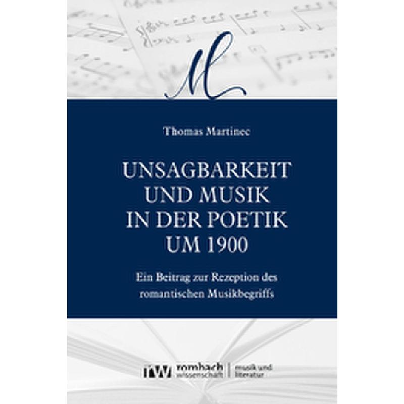 Titelbild für 978-3-96821-914-1 - Unsagbarkeit und Musik in der Poetik um 1900
