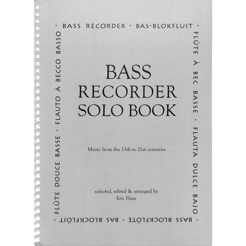 Titelbild für PEACOCK -P722 - Bass Recorder Solo Book