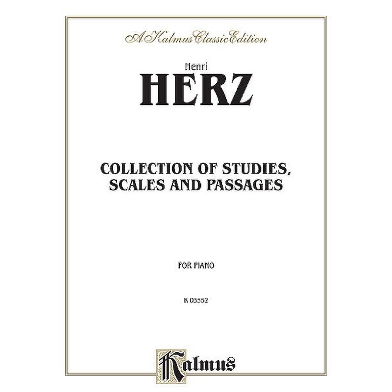 Titelbild für KALMUS 03552 - Collection of studies scales and passages