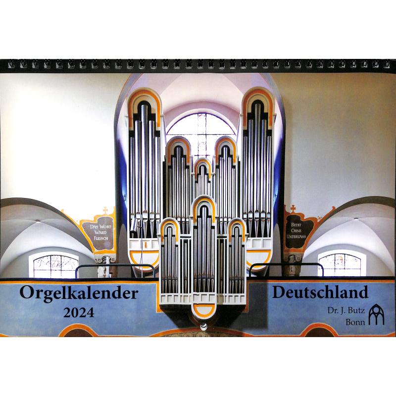 Titelbild für 978-3-928412-85-8 - Orgelkalender Deutschland 2024