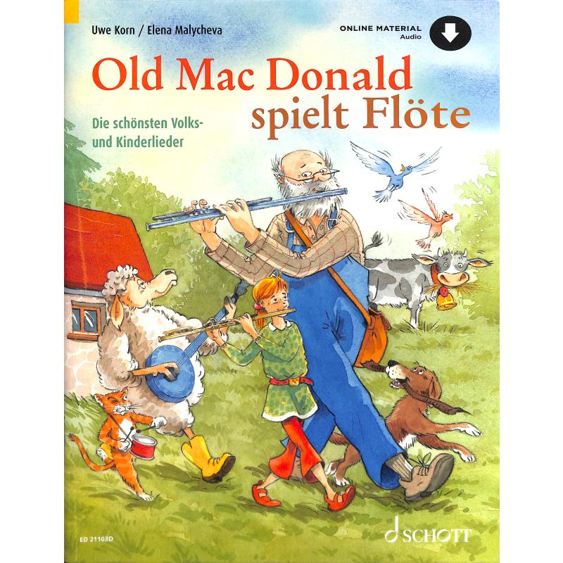 Titelbild für ED 21103D - Old MacDonald spielt Flöte | Die schönsten Volks + Kinderlieder
